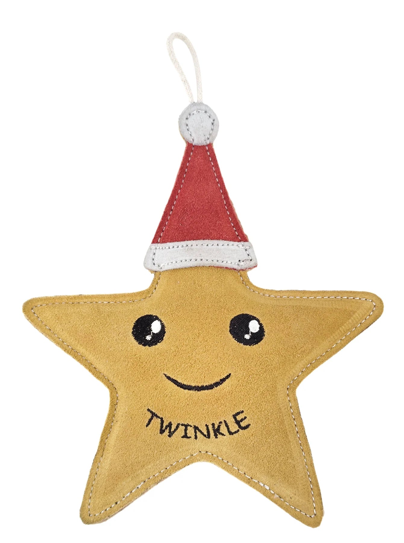Twinkle the Star - eco friendly festive Christmas dog toy