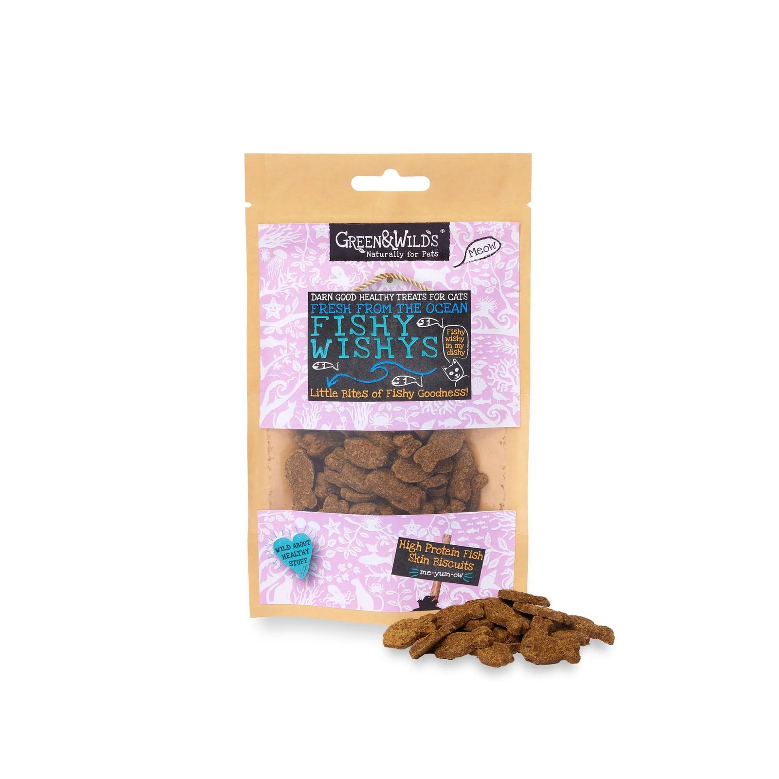 Fishy Wishys - fish shaped biscuit cat treats