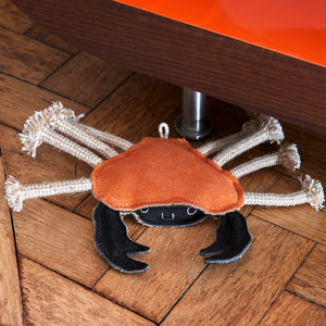 Carlos the crab eco dog toy
