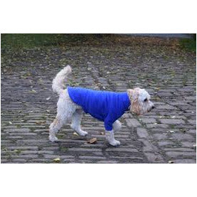 HOTTERdog fleece dog jumper in royal blue
