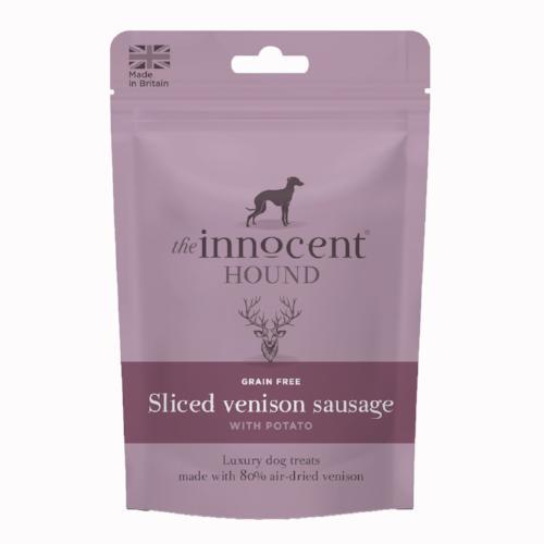 Innocent Hound sliced venison sausage dog treats