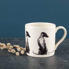 Serene Whippet dog mug