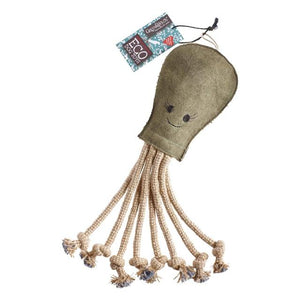 Olive the Octopus eco-friendly dog toy from Green & Wilds