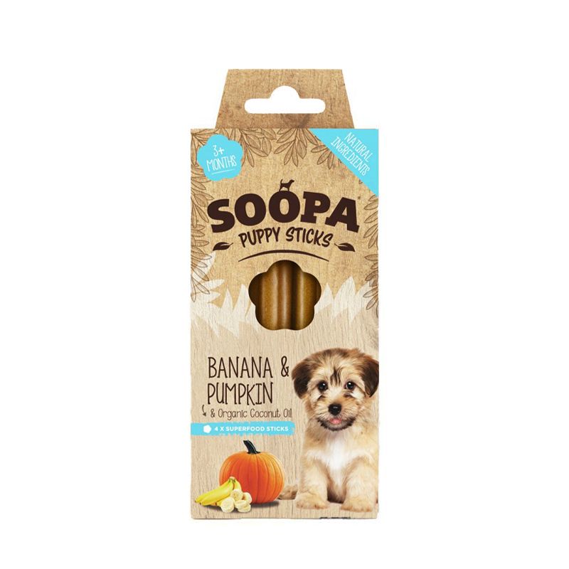 Soopa Puppy Dental sticks - banana & pumpkin