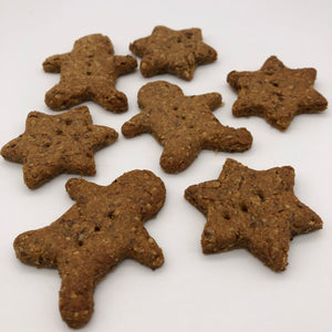 Festive Ginngerbread dog biscuits