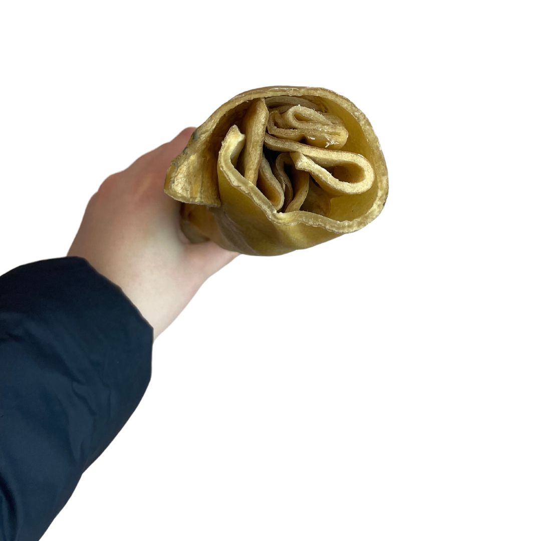 Buffalo skin rolls - low fat dog chew