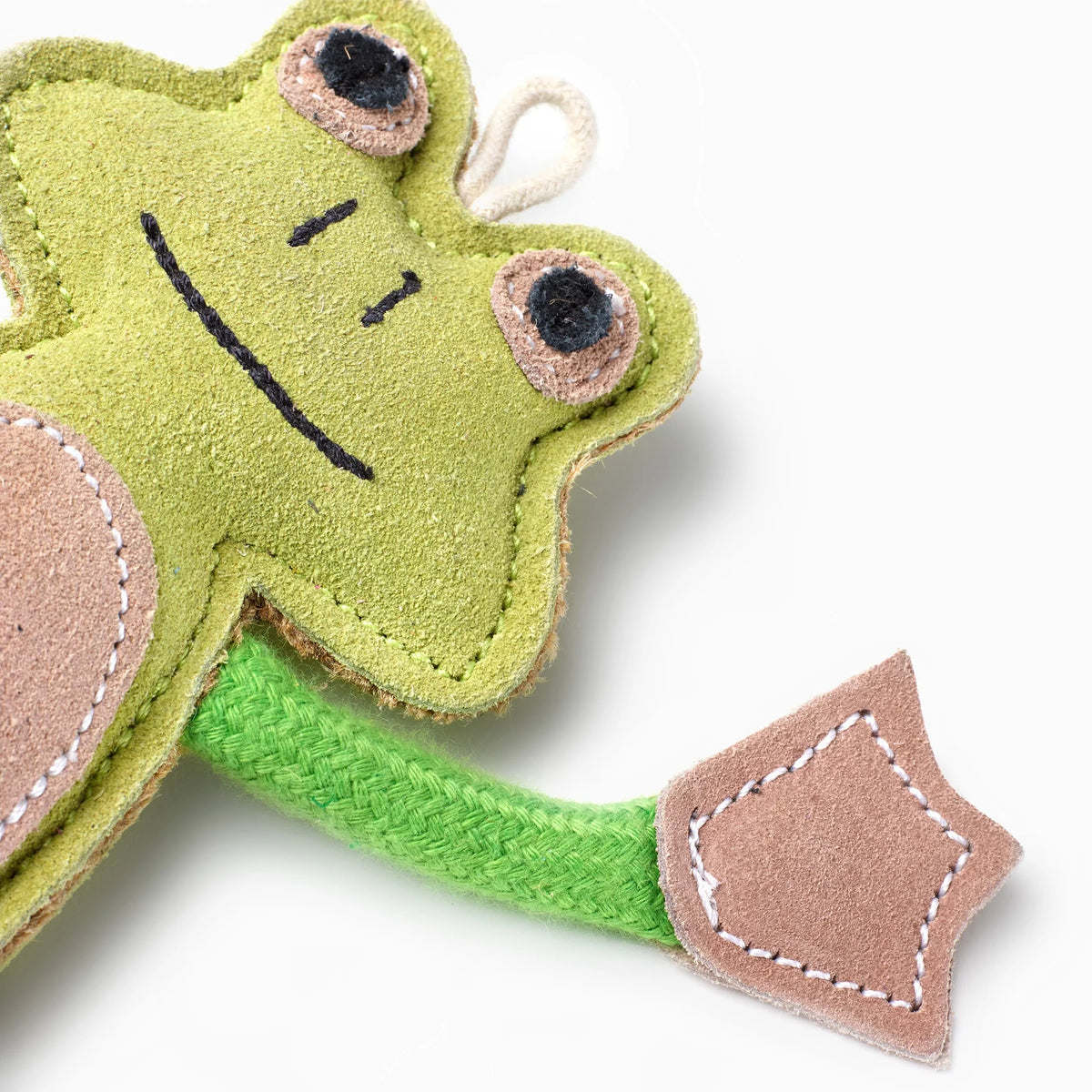Francois Le Frog eco dog toy