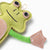 Francois Le Frog eco dog toy