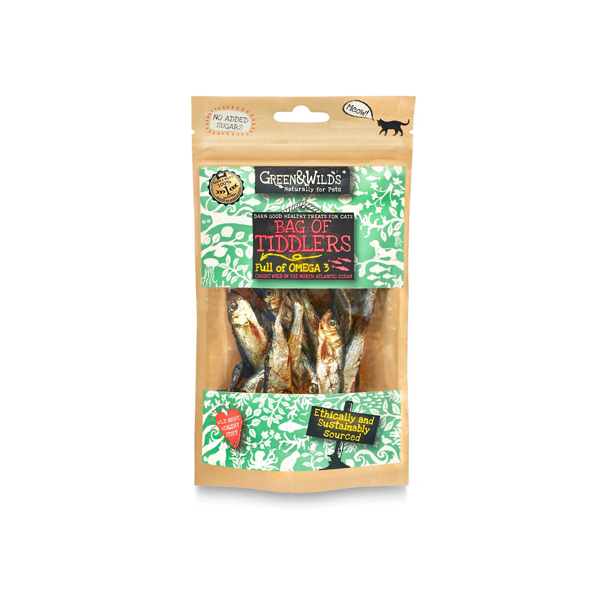Bag of Tiddlers - small fish treats for cats