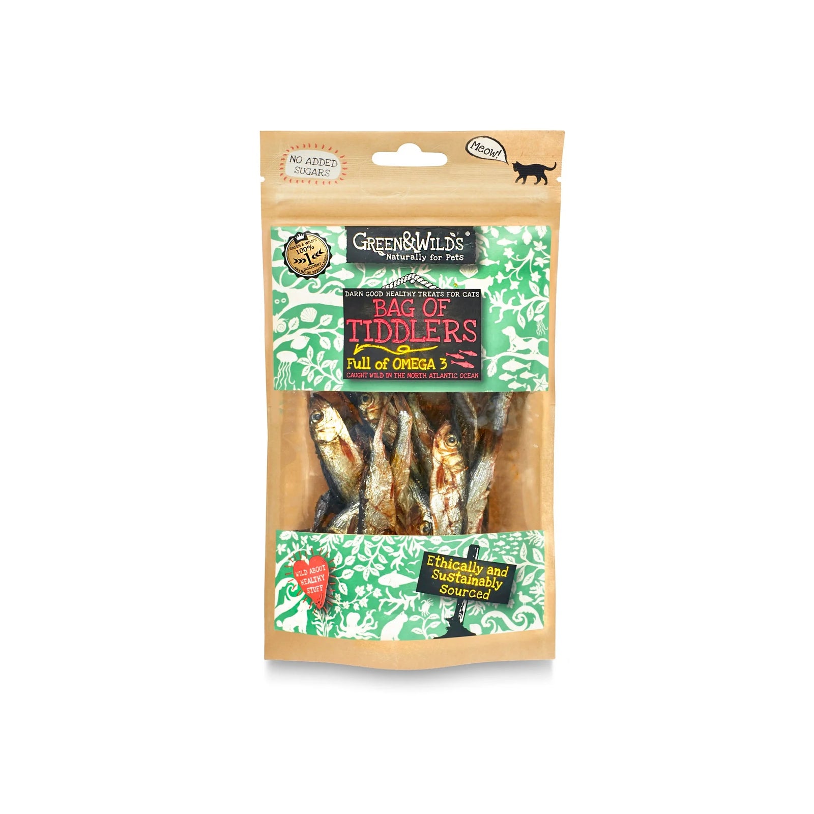 Bag of Tiddlers - small fish treats for cats