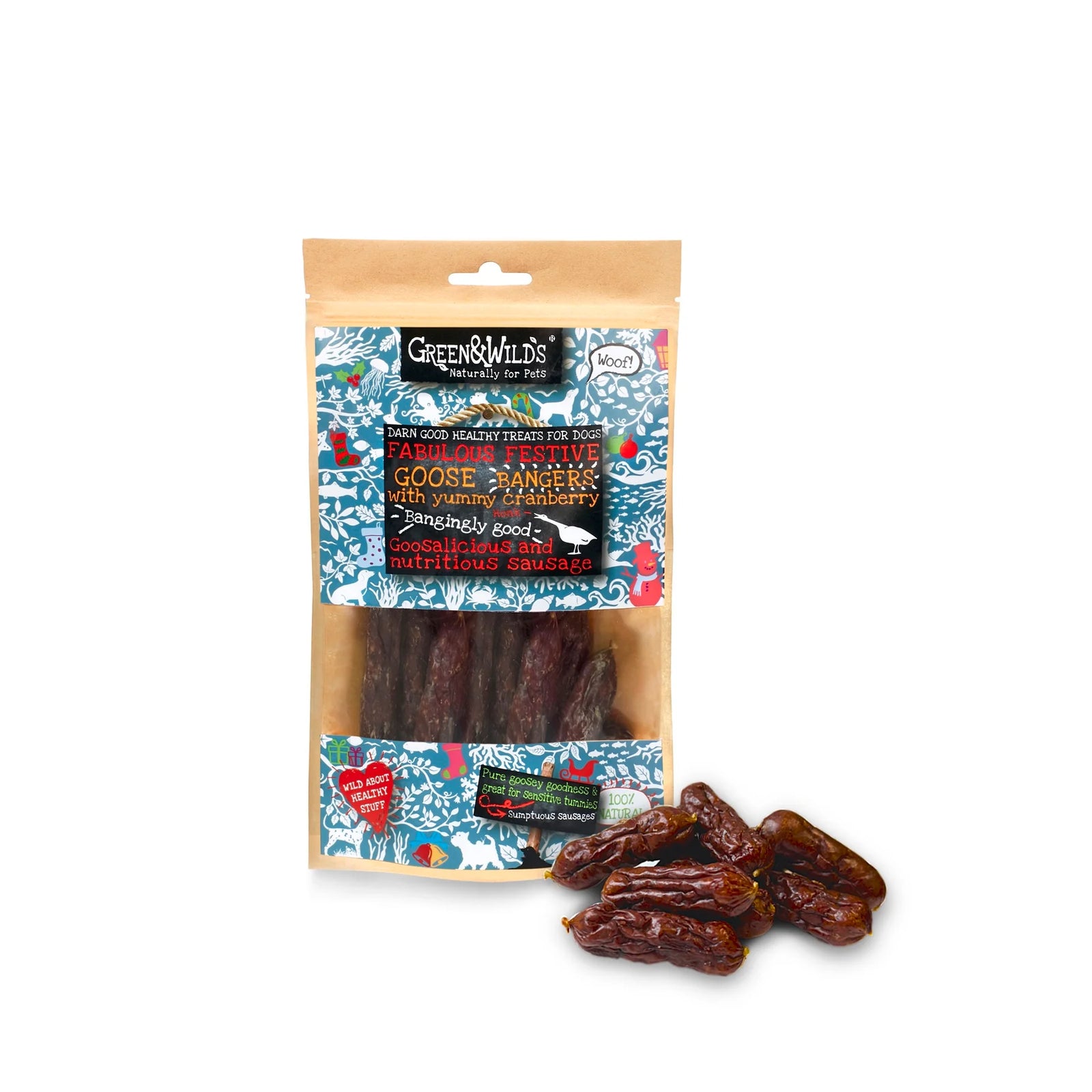 Green & Wild's Goose & Cranberry Christmas Bangers