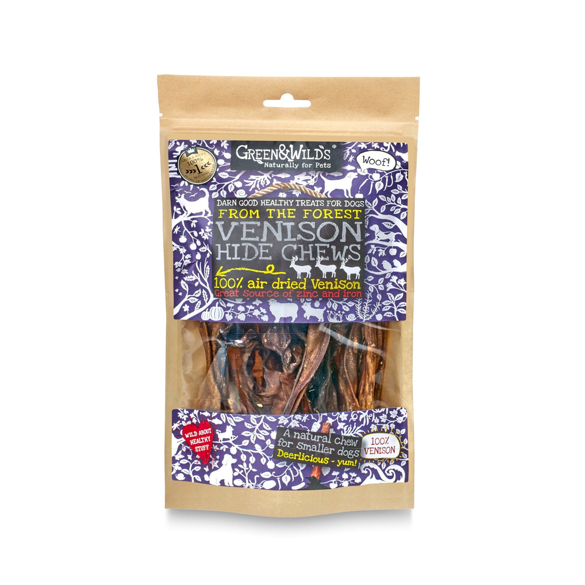 Vension Hide Chews - low fat dog chew