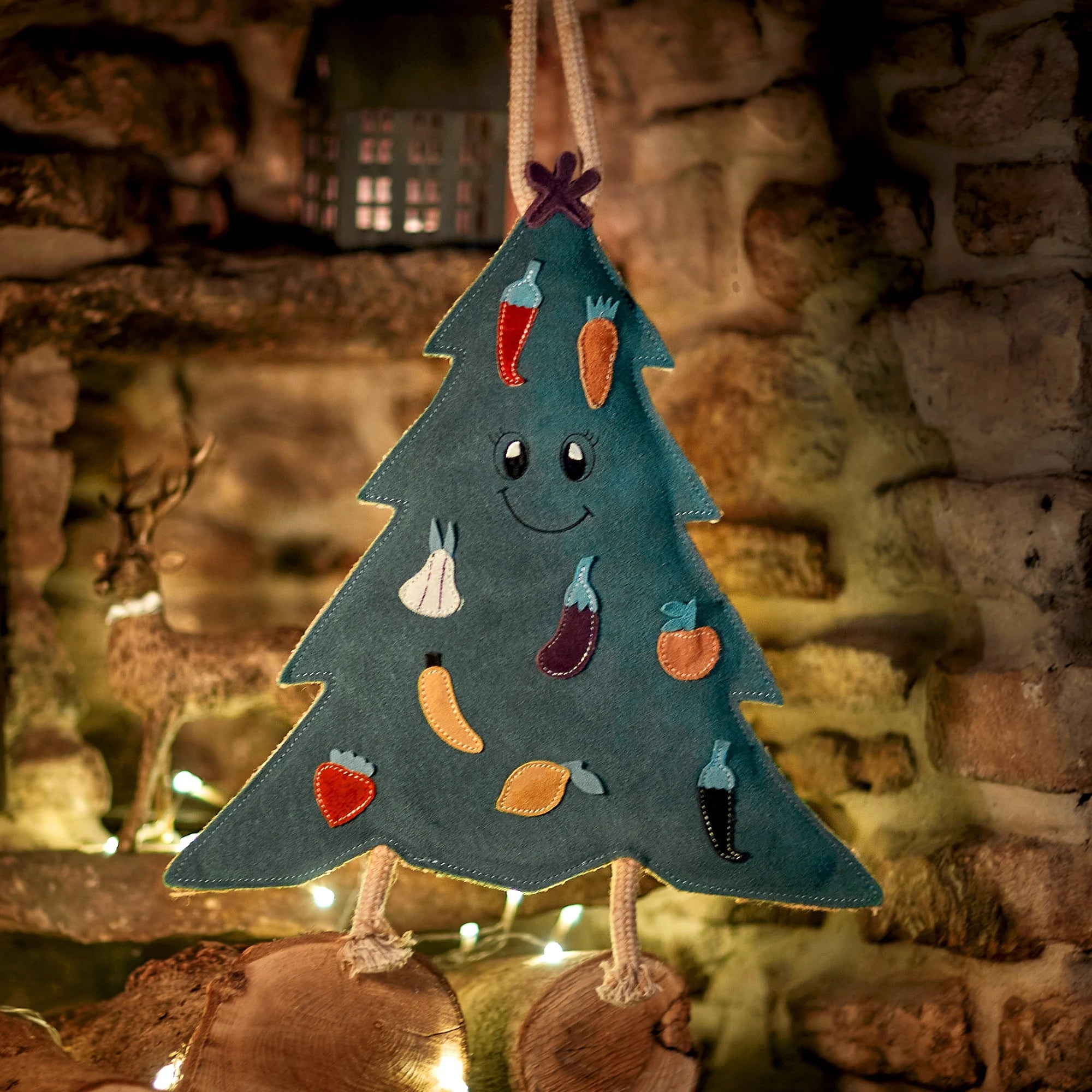 Extra large festive Christmas dog toy