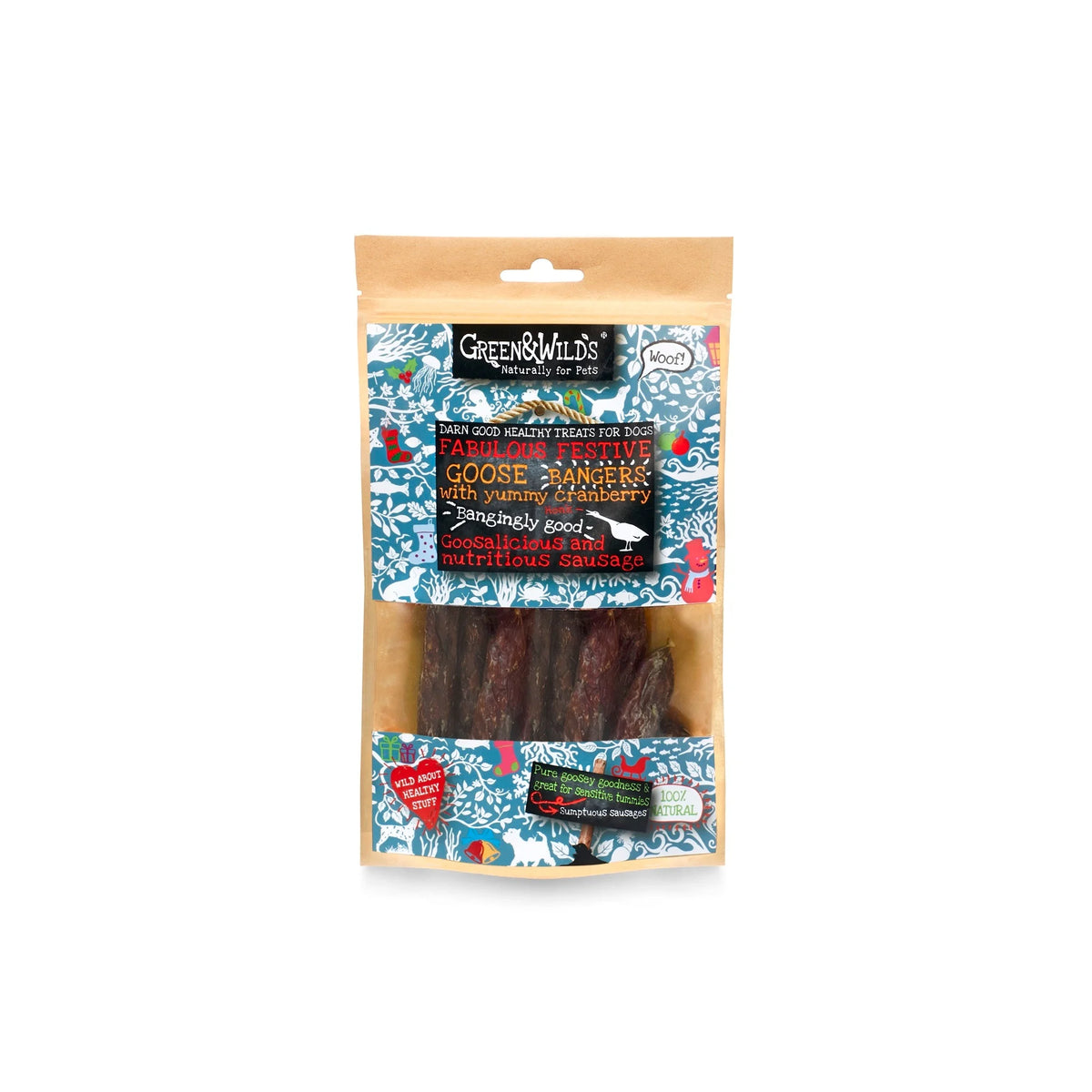 Green & Wild's Goose & Cranberry Christmas Bangers