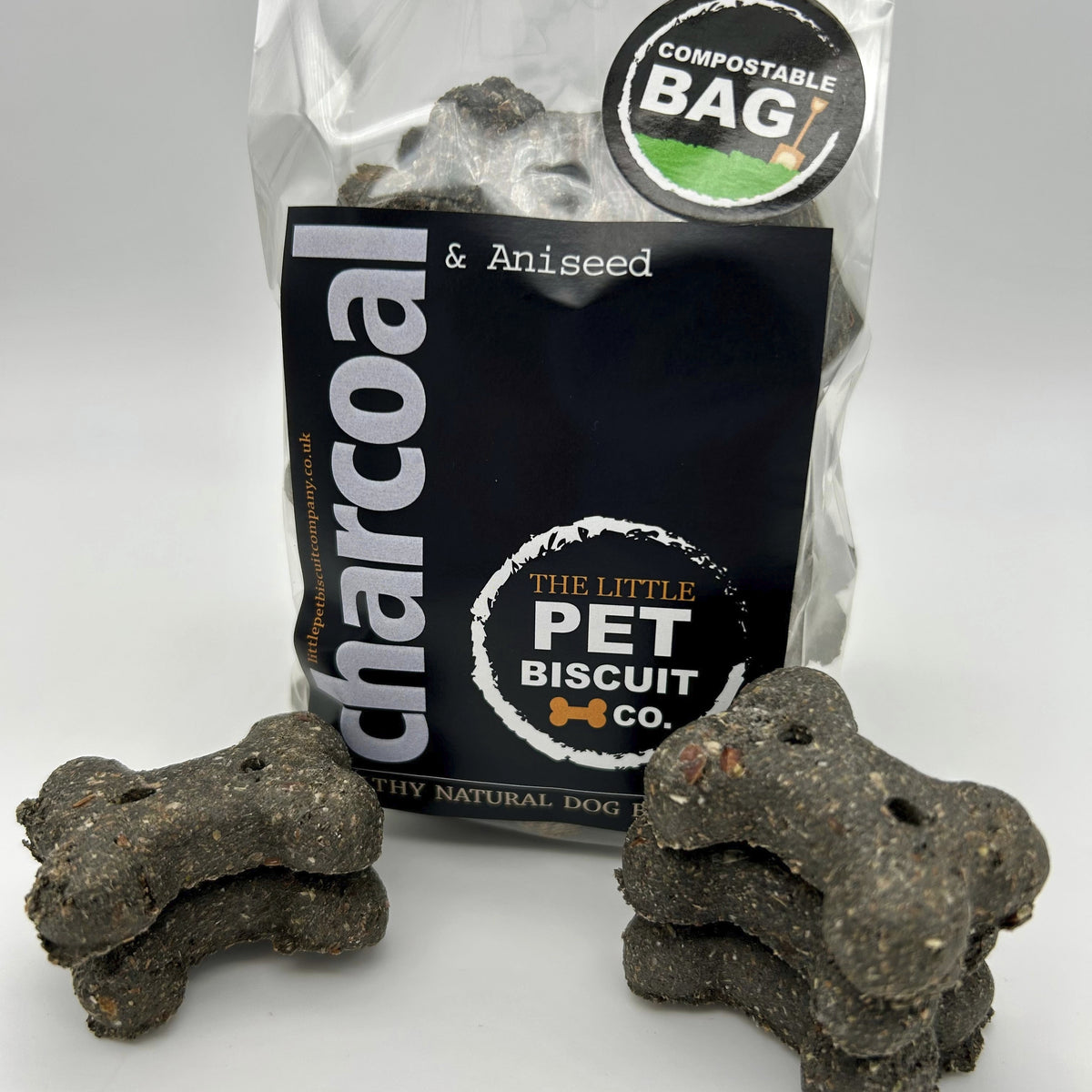 Charcoal & Aniseed healthy natural dog biscuits