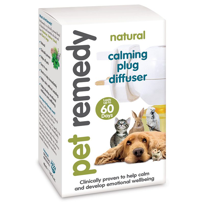 Pet Remedy Calming Plug Diffuser for dogs and cats – natural stress and anxiety relief using valerian and essential oils