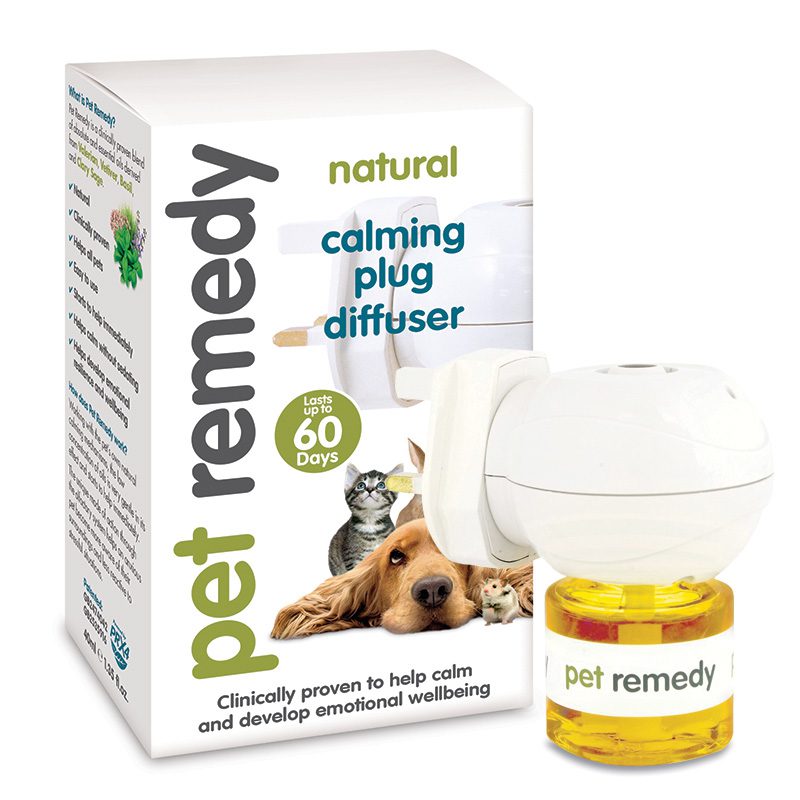 Pet Remedy Calming Plug Diffuser for dogs and cats – natural stress and anxiety relief using valerian and essential oils