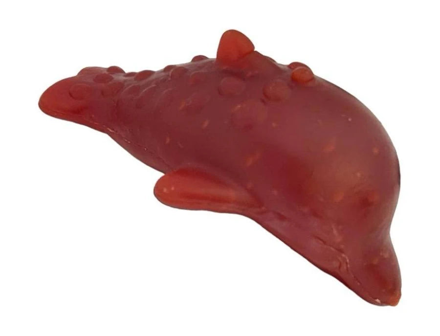 Strawberry & Banana Dolphin dog chew