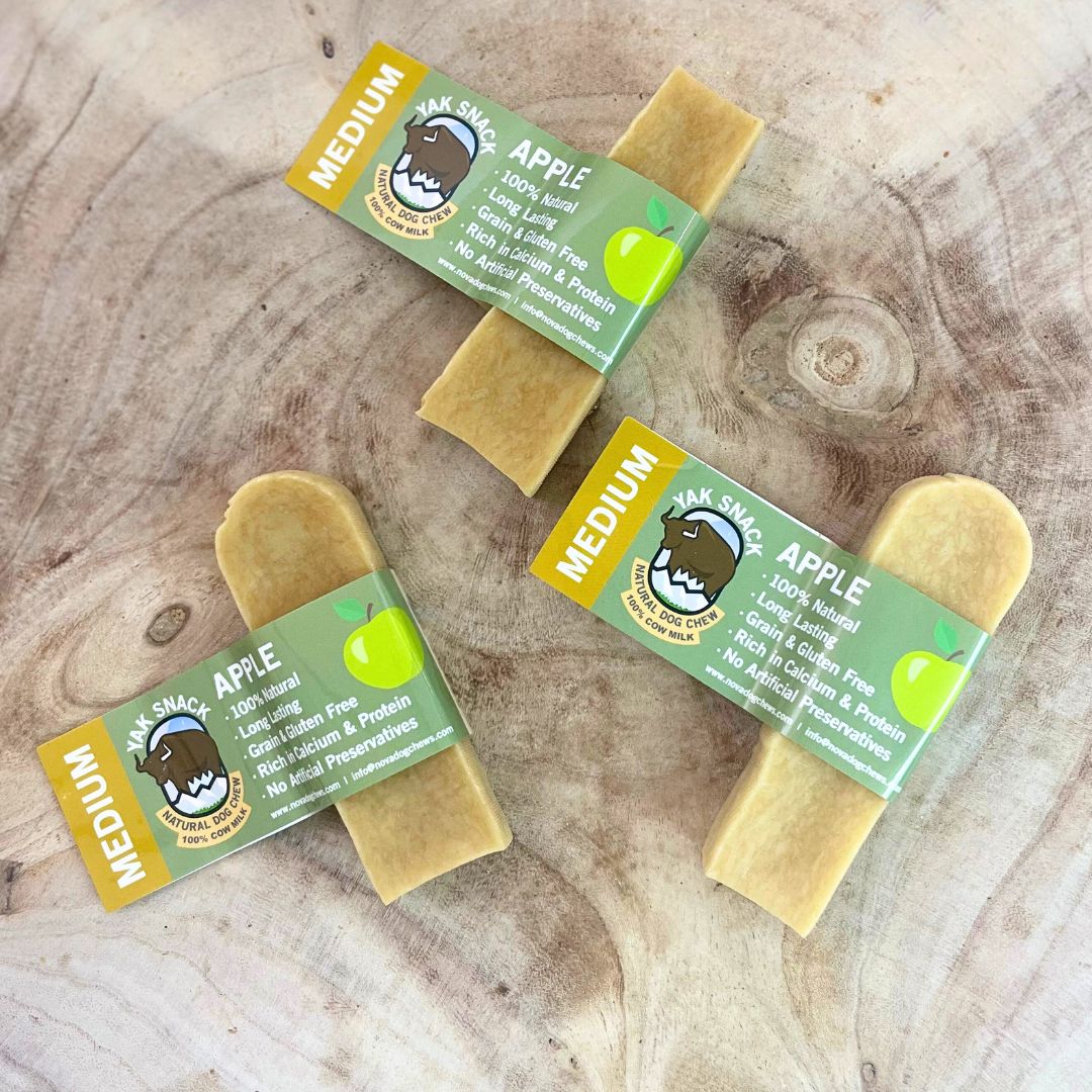 Apple Yak Snack - low fat dog chew