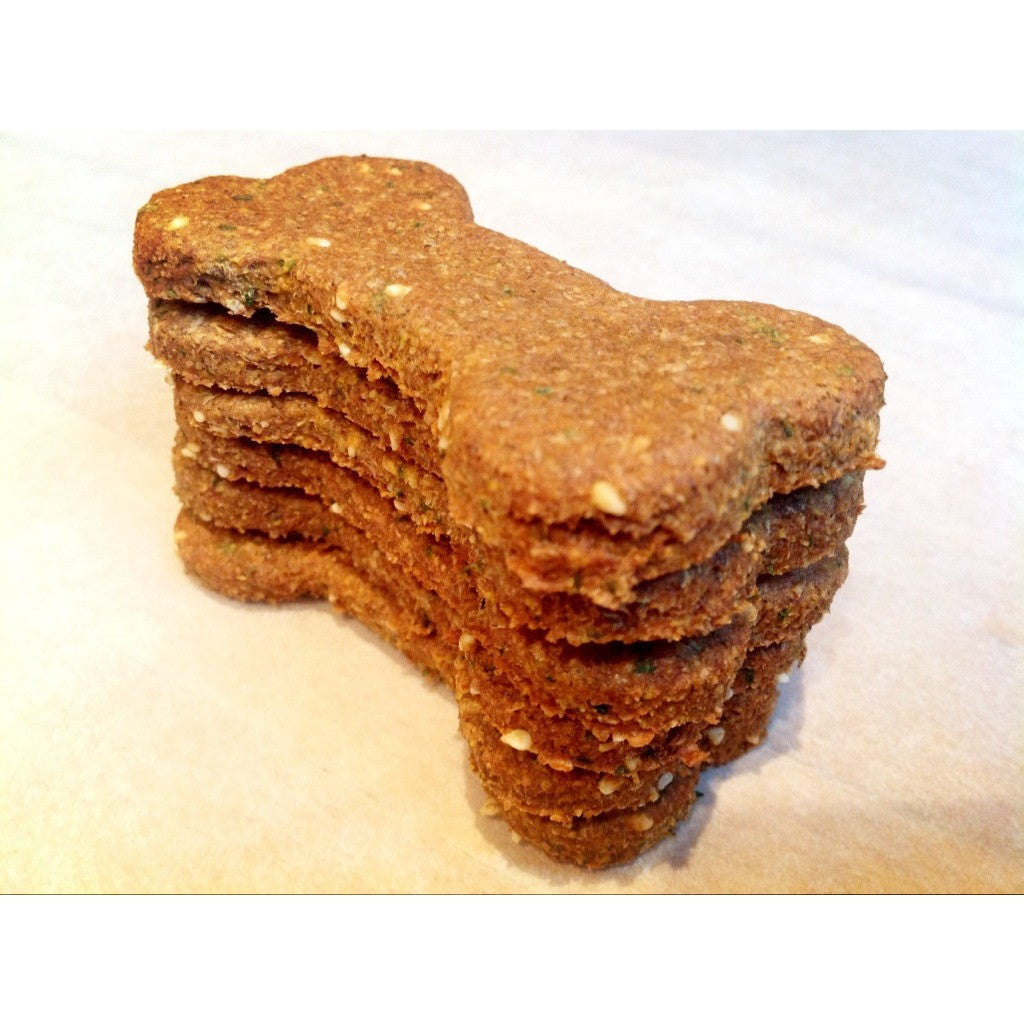 Sesame & Parsley big bone dog biscuits