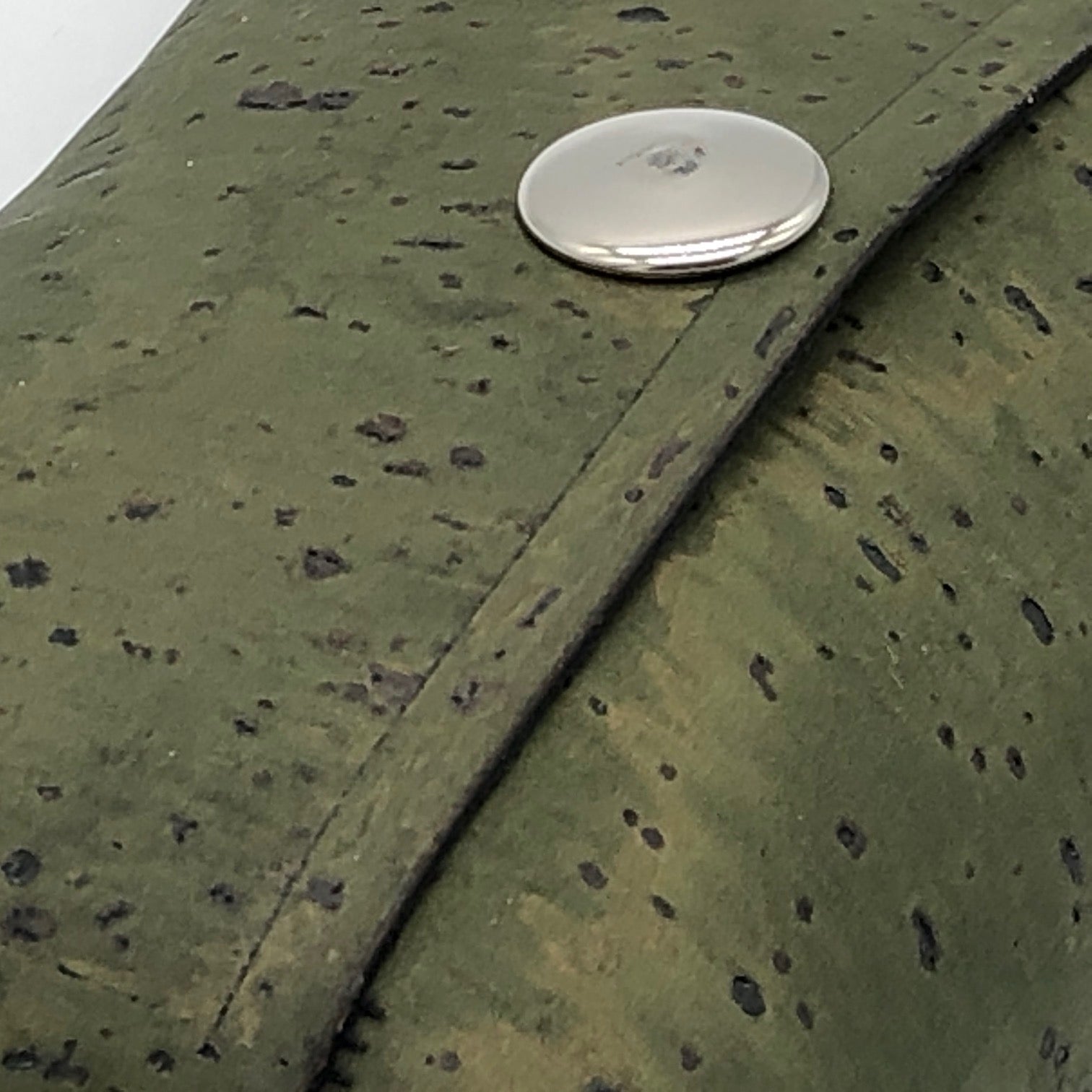 Cork poo bag pouch - khaki