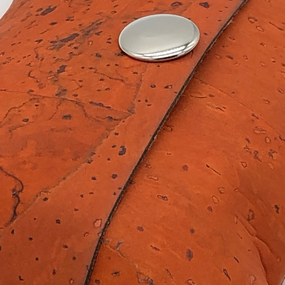 Cork poo bag pouch - cinnamon