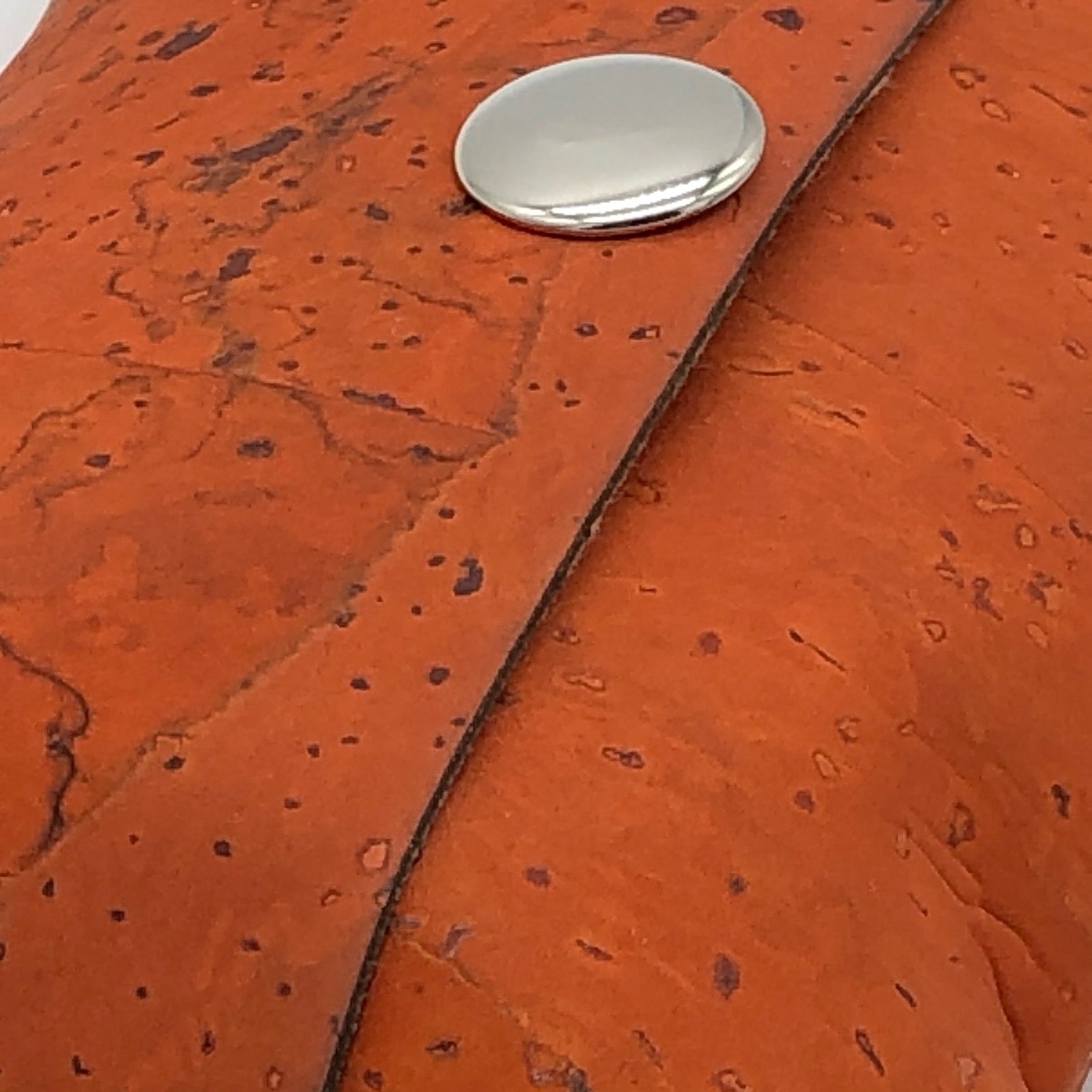 Cork poo bag pouch - cinnamon