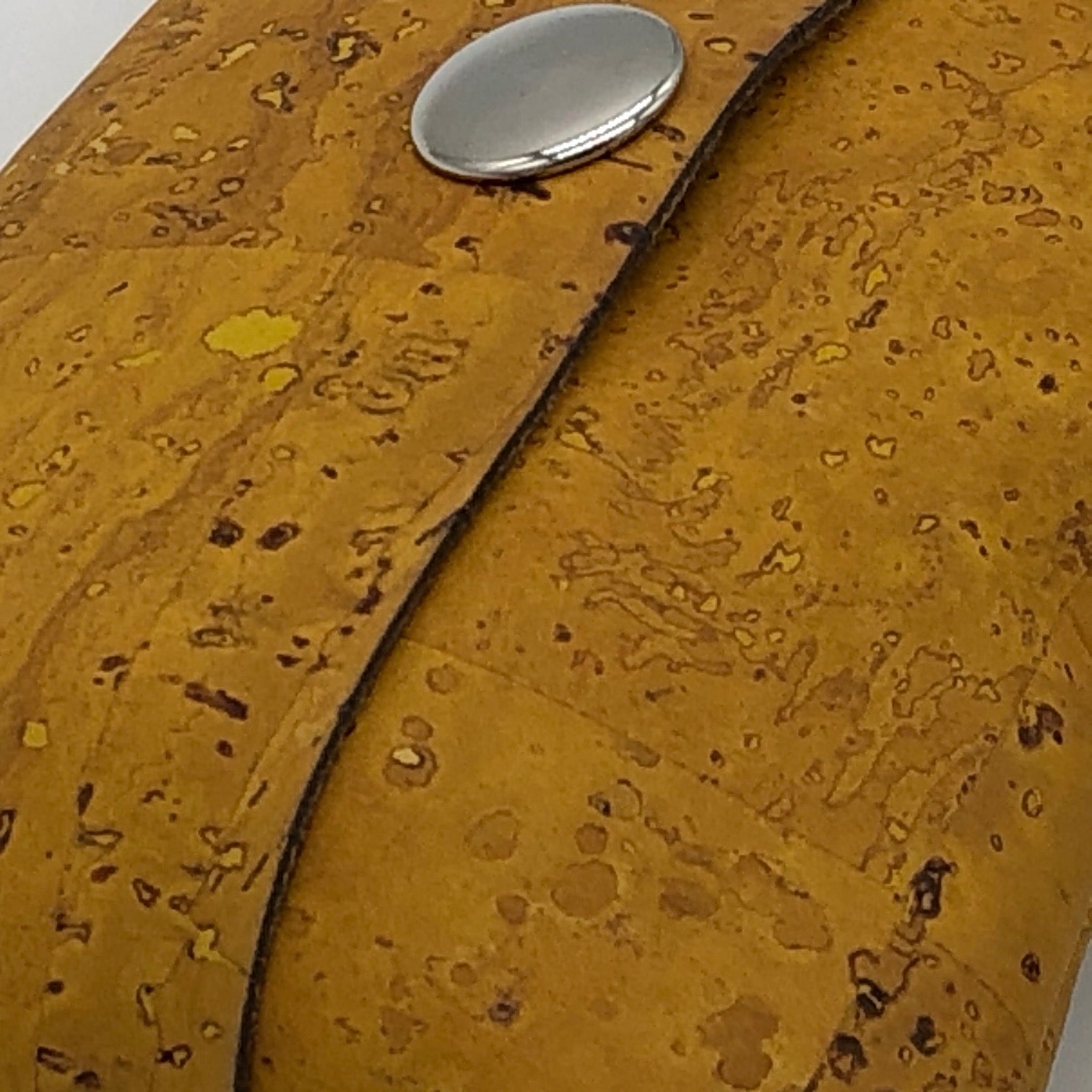 Cork dog poo pouch - mustard