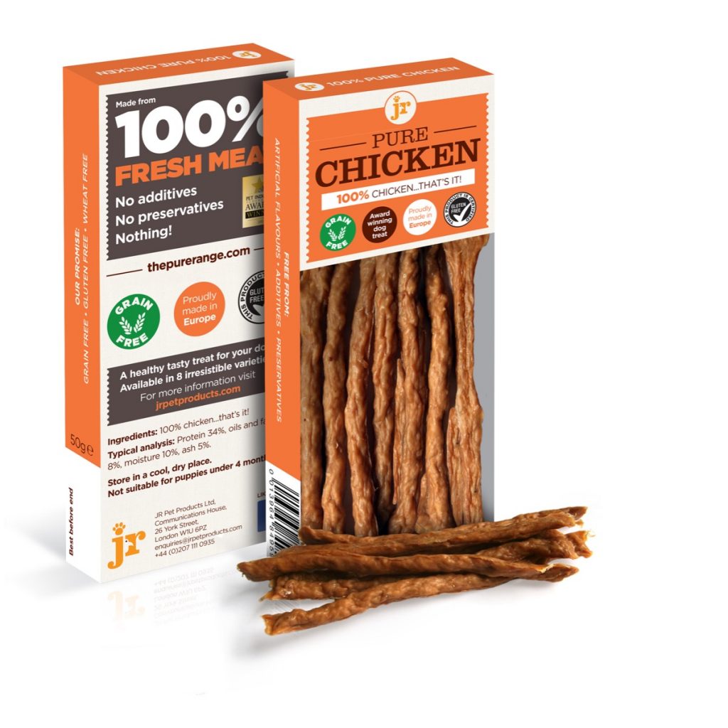 Chicken dog treats-  100% pure meat