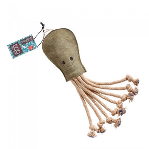 Olive the Octopus eco-friendly dog toy from Green & Wilds