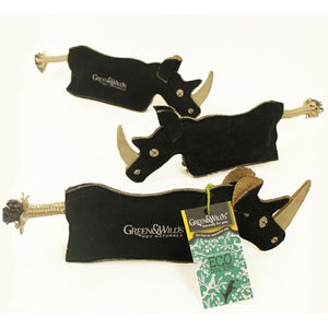 Ronnie the Rhino eco dog toy