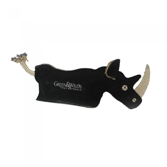 Ronnie the Rhino eco dog toy