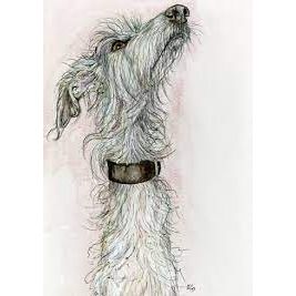 Dog themed greeting card