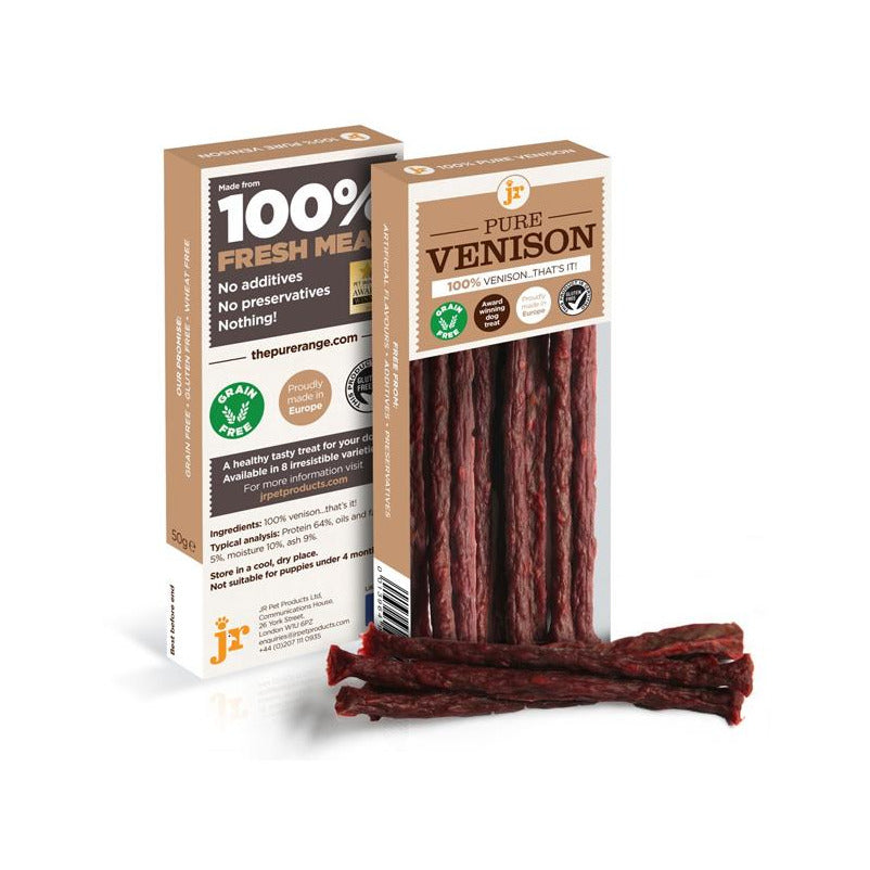 Venison sticks - 100% pure meat dog treats