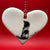 Springer Spaniel ceramic heart