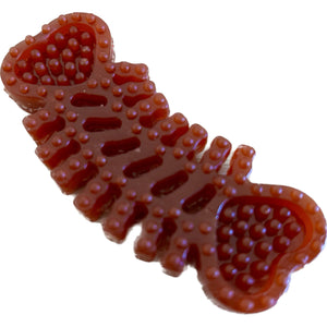 Strawberry dental bone low fat dog chew