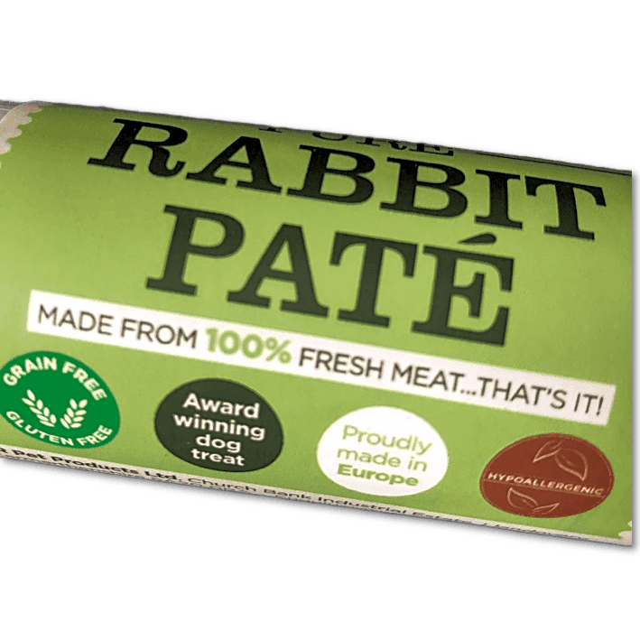 Rabbit Pate for dogs - 100% pure meat treat
