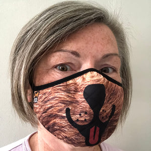 dog themed face mask - Bruno