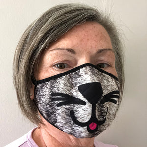 cat themed face mask - Tabitha
